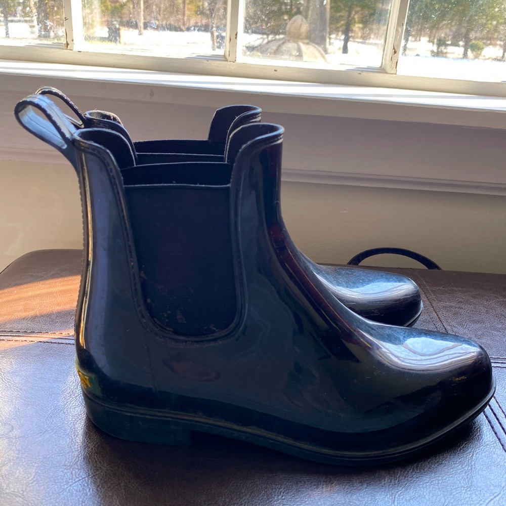 Ralph Lauren Short Black Rainboots